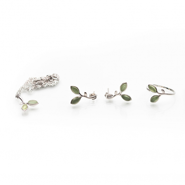 Bratara Flexi OPAL LEAF Argint 925 [2]
