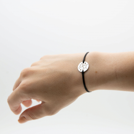 Bratara 'GOOD VIBES ONLY' Argint 925 - placat cu aur [1]