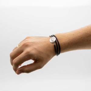 Bratara SUPER DAD Argint 925 - placat aur alb [1]