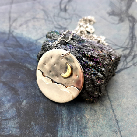 Colier CLOUDY MOON - Argint 925 [1]