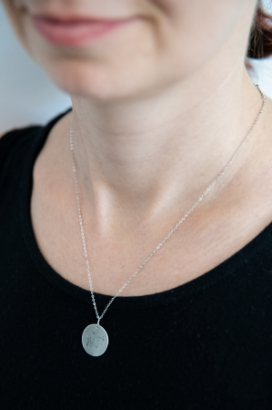 Colier FAMILY IS FOREVER - Argint 925 placat cu aur [2]