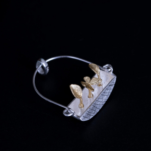 Colier Goldy's Basket -  Argint 925 placat Aur [11]