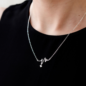 Coliere - Colier HEARTBEAT -  Argint 925