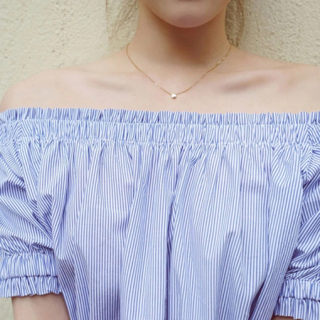 Colier LUDIC - Argint 925 placat cu Aur Alb [1]