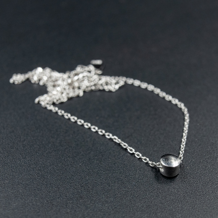 Colier LUDIC - Argint 925 placat cu Aur Alb [2]