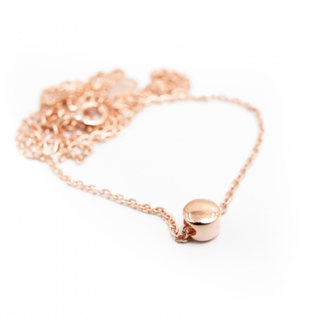 Coliere - Colier LUDIC - Argint 925 placat cu Aur Roz