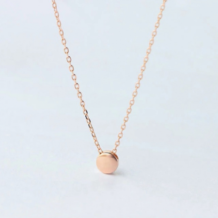 Colier MY HEART - Argint 925 placat cu Aur Roz [5]