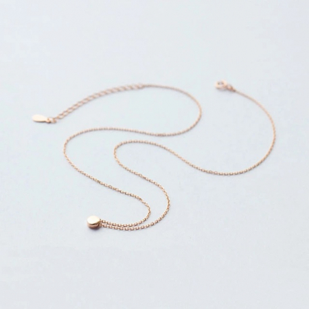 Colier MY HEART - Argint 925 placat cu Aur Roz [6]