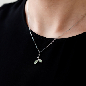 Colier OPAL LEAF Argint 925 [4]