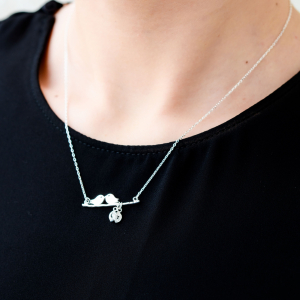 Coliere - Colier Two Little Birds - Argint 925