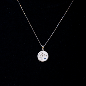 Coliere - Colier Zodiac VARSATOR / Aquarius - Argint 925