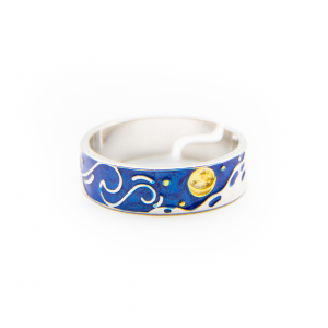 Inel Argint 925 Full Moon - Van Gogh ' Cerul Instelat ' [8]