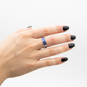 Inel Argint 925 Full Moon - Van Gogh ' Cerul Instelat ' [9]