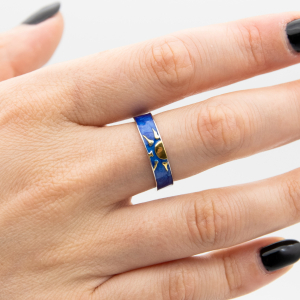 Inel Argint 925 SUN - Van Gogh ' Soarele & Luna ' [5]