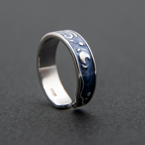 Inel Argint 925 Stars - Van Gogh ' Cerul Instelat ' [5]