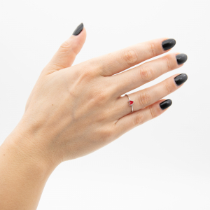 Inel RED HEART Argint 925 [6]