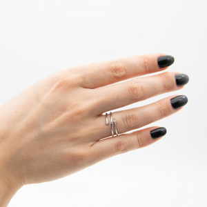 Inel Sparkle Sisters - Argint 925 [7]