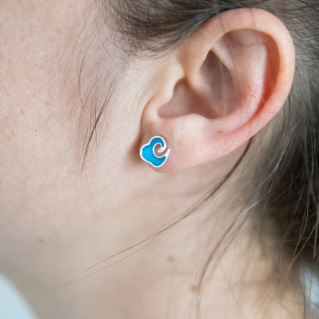 Cercei - Set Cercei ' Ocean Waves ' - Argint 925