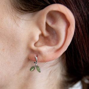 Cercei - Set Cercei OPAL LEAF - Argint 925