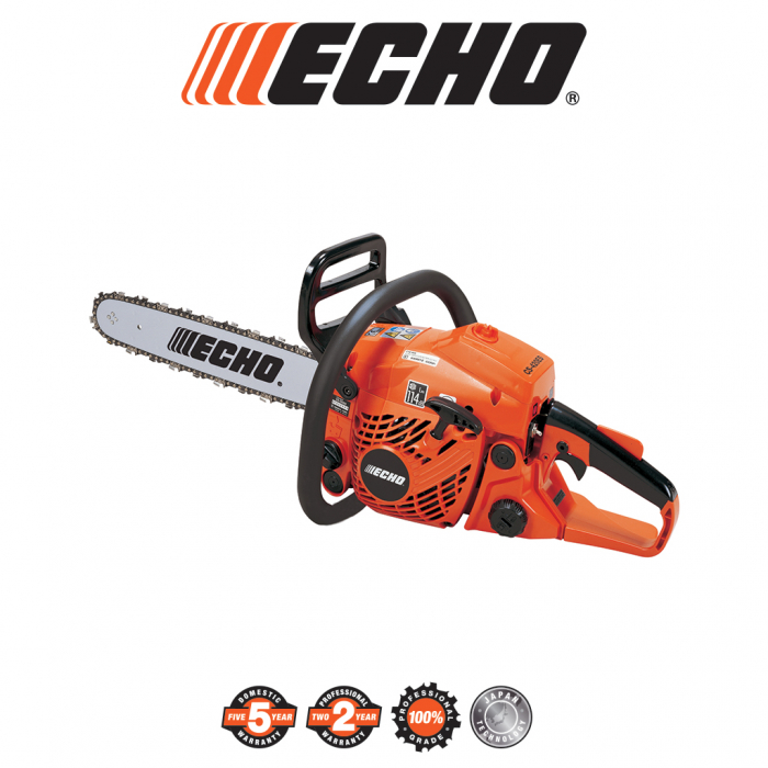 CS-420 ES este un motoferastrau robust, cu raport incredibil intre putere si greutate cu standardele de constructie profesionale pentru care ECHO este renumit. [2]