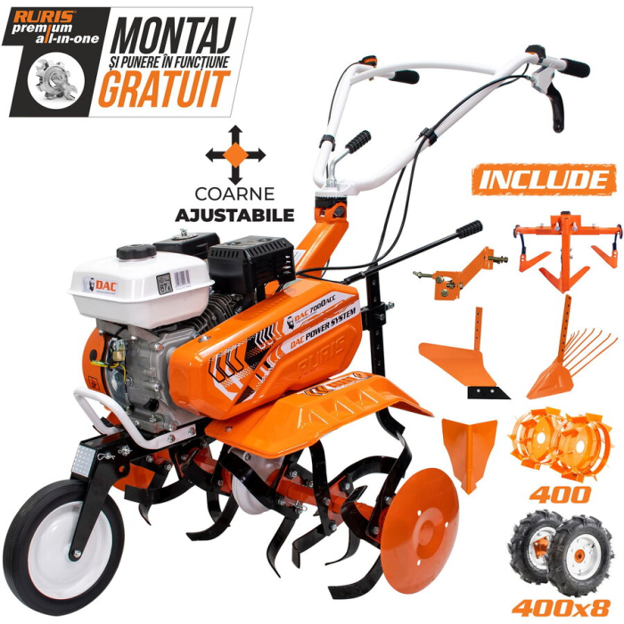 Motosapatoare DAC 7000ACC3 semiprofesionala + accesorii incluse [4]