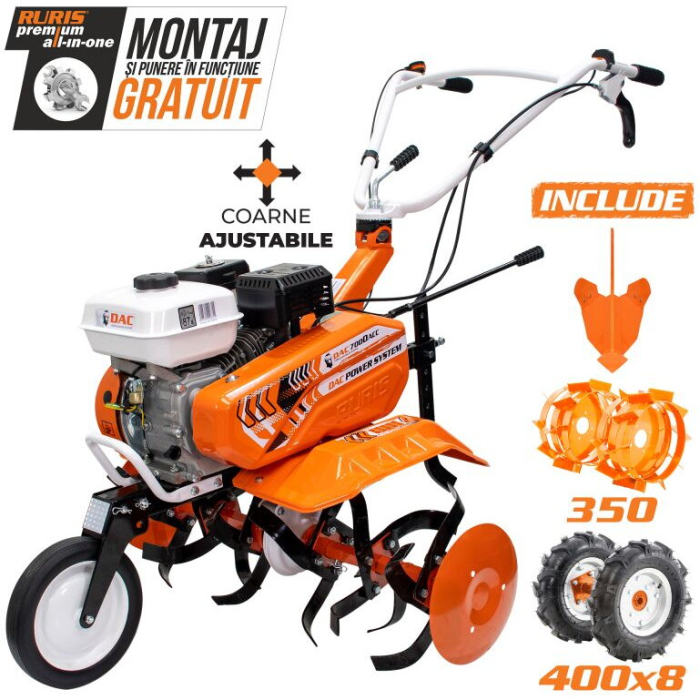 Motosapatoare DAC 7000ACC1 semiprofesionala + accesorii incluse [4]