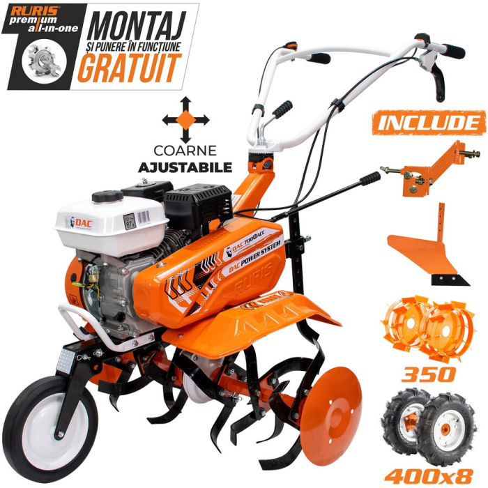 Motosapatoare semiprofesionala DAC 7000ACC2 + accesorii incluse [4]