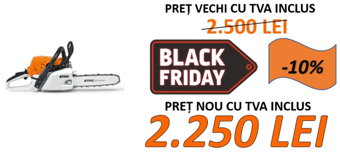 Motofierastrau cu motor pe benzina (drujba) Stihl MS 251 3 cp, 40cm + 8L ulei lant cadou Stihl [1]
