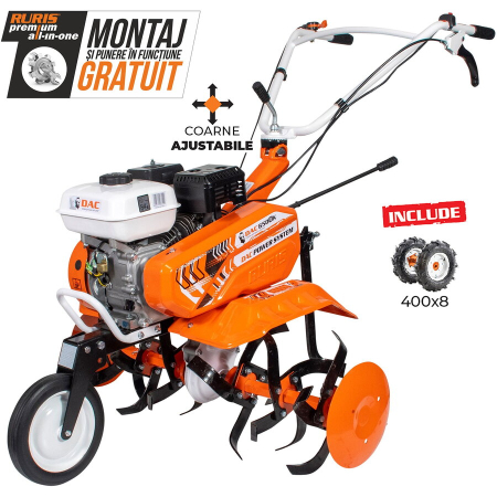 Motosapatoare semiprofesionala RURIS DAC 6500K, 7 CP, lat. lucru 83 cm, 1000 mp/h [8]