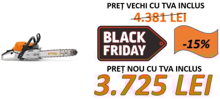 BACK FRIDAY - Motofierastrau cu motor pe benzina (drujba) Stihl MS 261 4.1 cp, 40cm