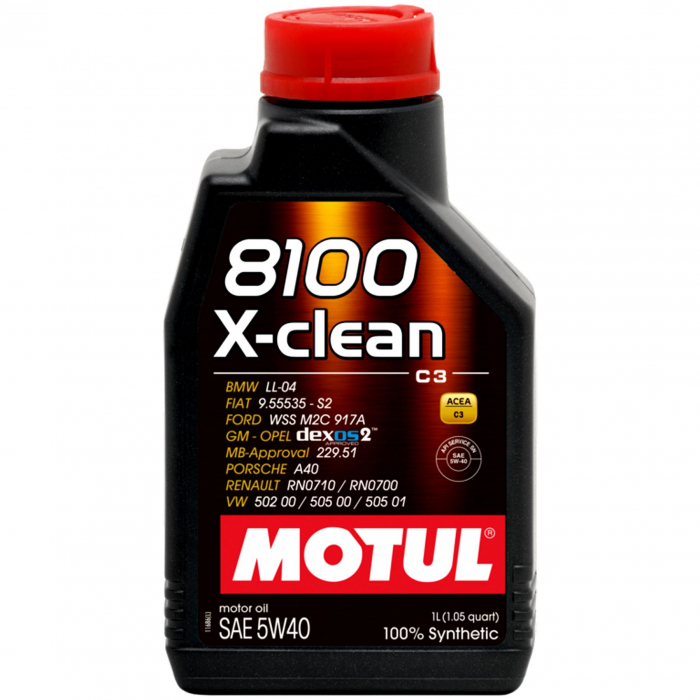 Ulei motor Motul 8100 X-CLEAN 5W40 1L [1]
