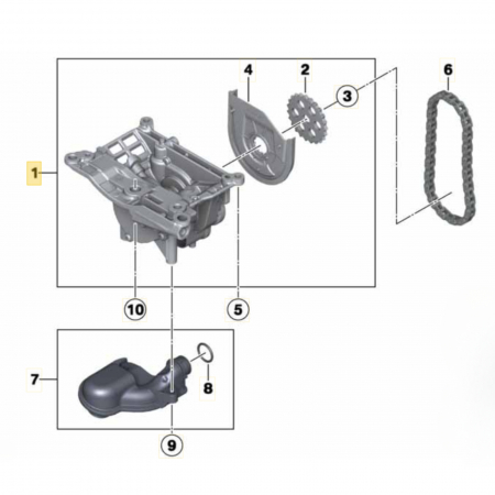 Pompa ulei - Pompa ulei OE BMW B47