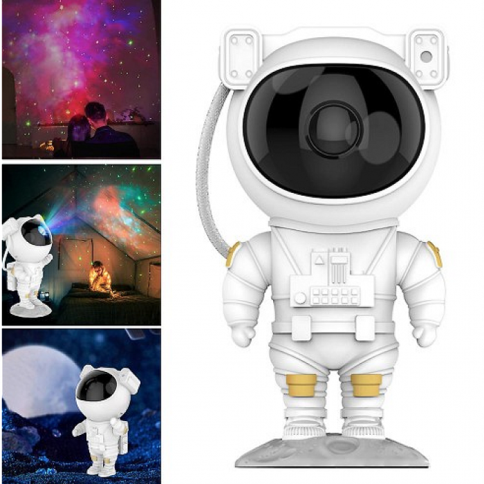Lampa LED cu proiector Galaxy astronaut Starry Sky [4]
