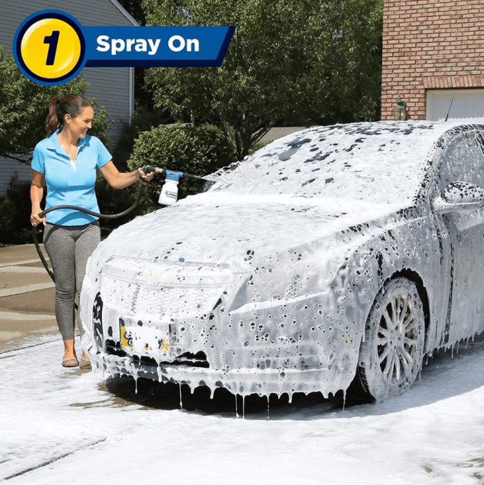 Pistol CarWash Rocket cu recipient de solutie pentru spalare auto [3]