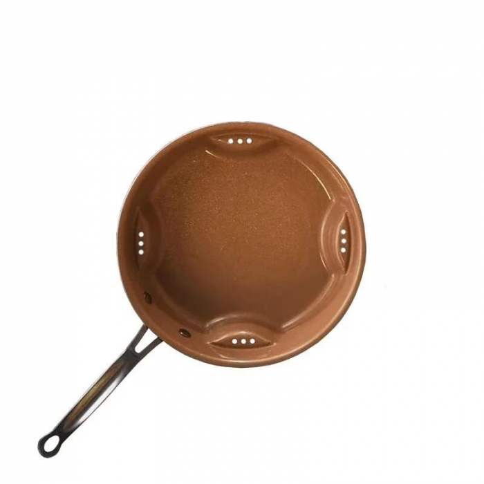Tigaie din ceramica Steel AirFry cu capac de sticla 28 cm [6]