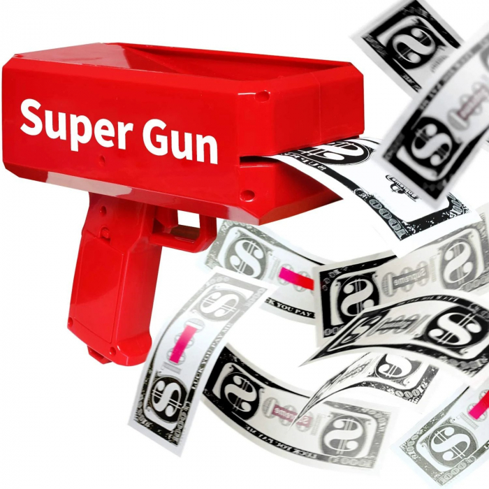 Jucarie interactiva,Pistol de aruncat bani sau pliante Supreme Money Gun [3]