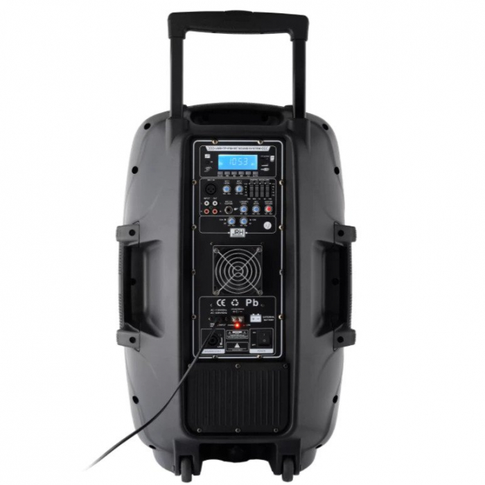 Boxa portabila tip troler JRH 15PRO cu Bluetooth, difuzor 15 inch si putere 2200 W [2]