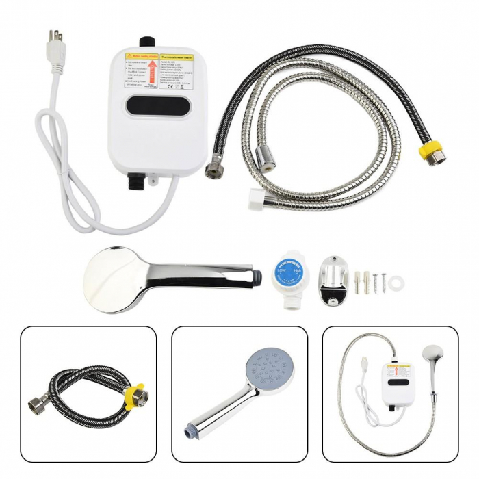 Mini Boiler electric instant pentru apa calda cu afisaj digital si putere 3500W [2]