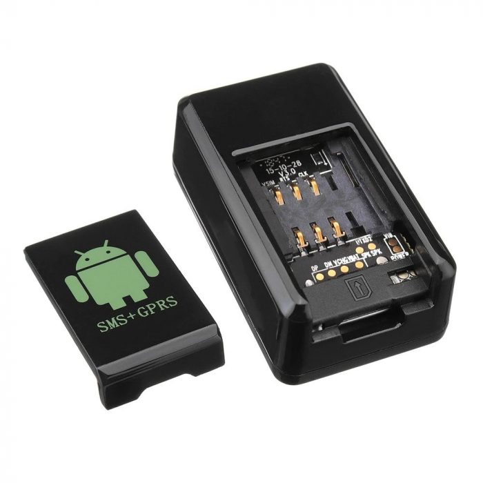 Mini dispozitiv spion GF-08 cu localizare in timp real SMS/ GSM/GPRS [5]