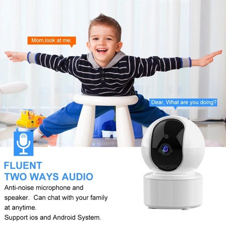 Camera de supraveghere Jortan JT-8183, cu Wifi, IP44 si functie Baby Monitor [4]