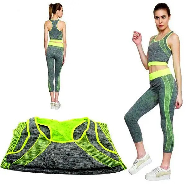 Set costum 2 piese sport pentru fitness, yoga, universal [4]