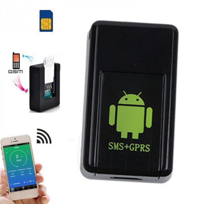 Mini dispozitiv spion GF-08 cu localizare in timp real SMS/ GSM/GPRS [2]