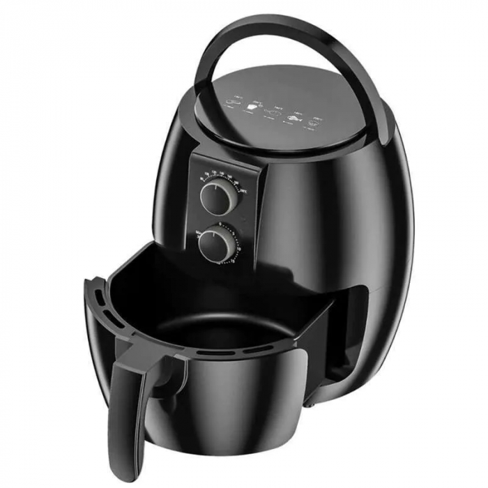 Friteuza fara ulei Air Fryer cu aer cald si putere 1350W, volum 5 litri [2]