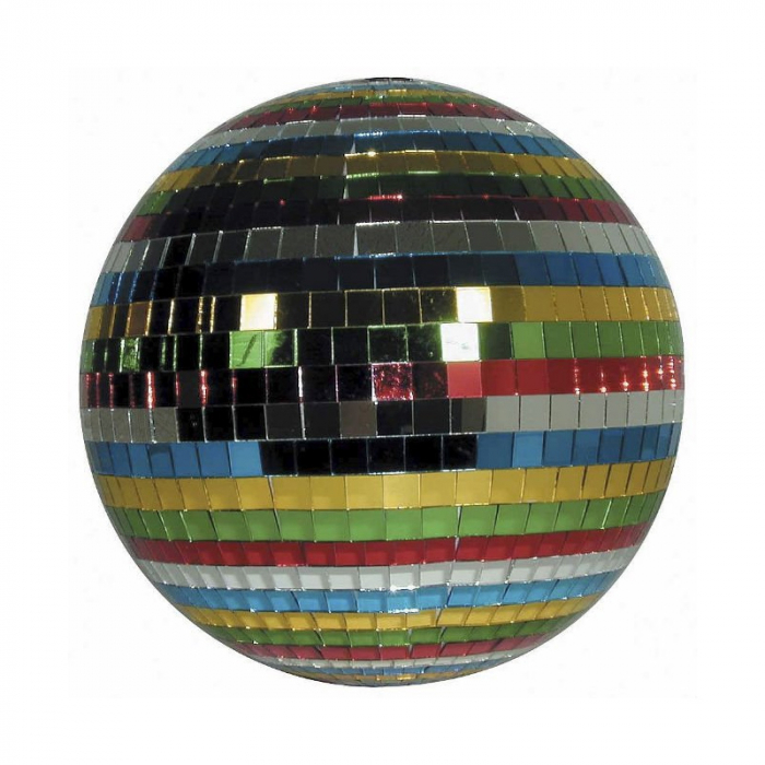 Glob disco cu oglinzi multicolor diametru 20 cm [3]
