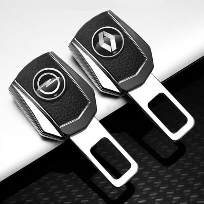 Adaptor pentru centura falsa de siguranta - set 2 bucati cu sigla Opel [2]