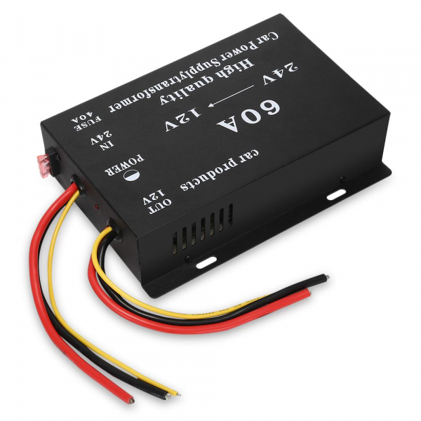 Convertor auto tensiune 24V~12V, cu putere 60A [3]