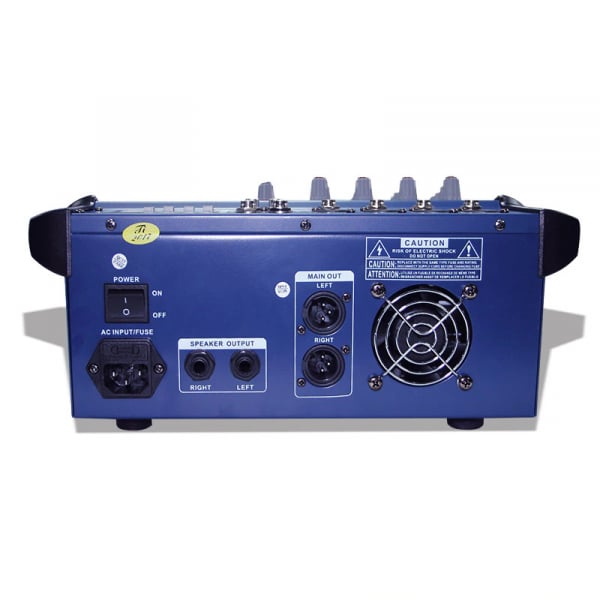 Mixer audio profesional cu amplificare putere 2x250 W si 4 canale [3]