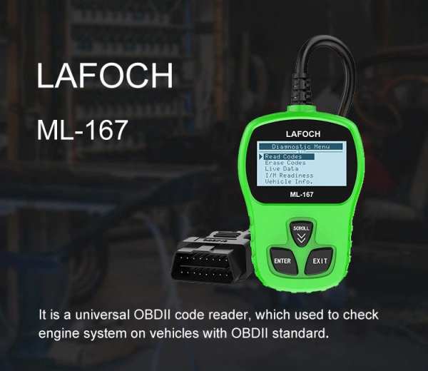 Tester diagnoza cu interfata auto profesional si universal OBD2 Lafoch ML-167 [6]