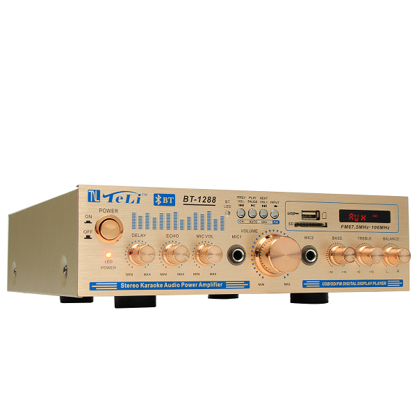Amplificator audio receiver cu Bluetooth BT-1288 de putere 2x100W [1]