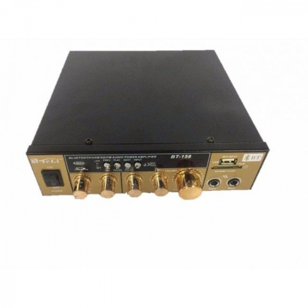 Amplificator receiver audio Bluetooth BT-158,cu USB, Radio si telecomanda [4]